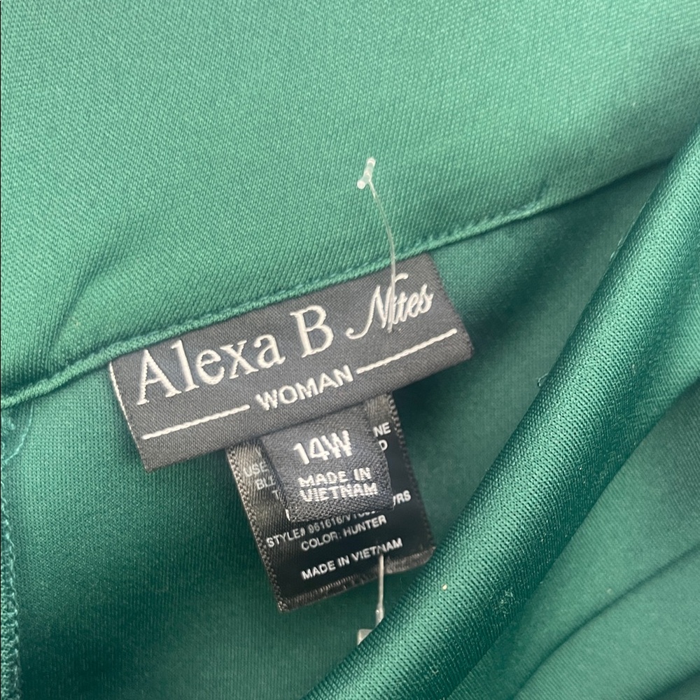 Alexa B Nites Green Women's Dress